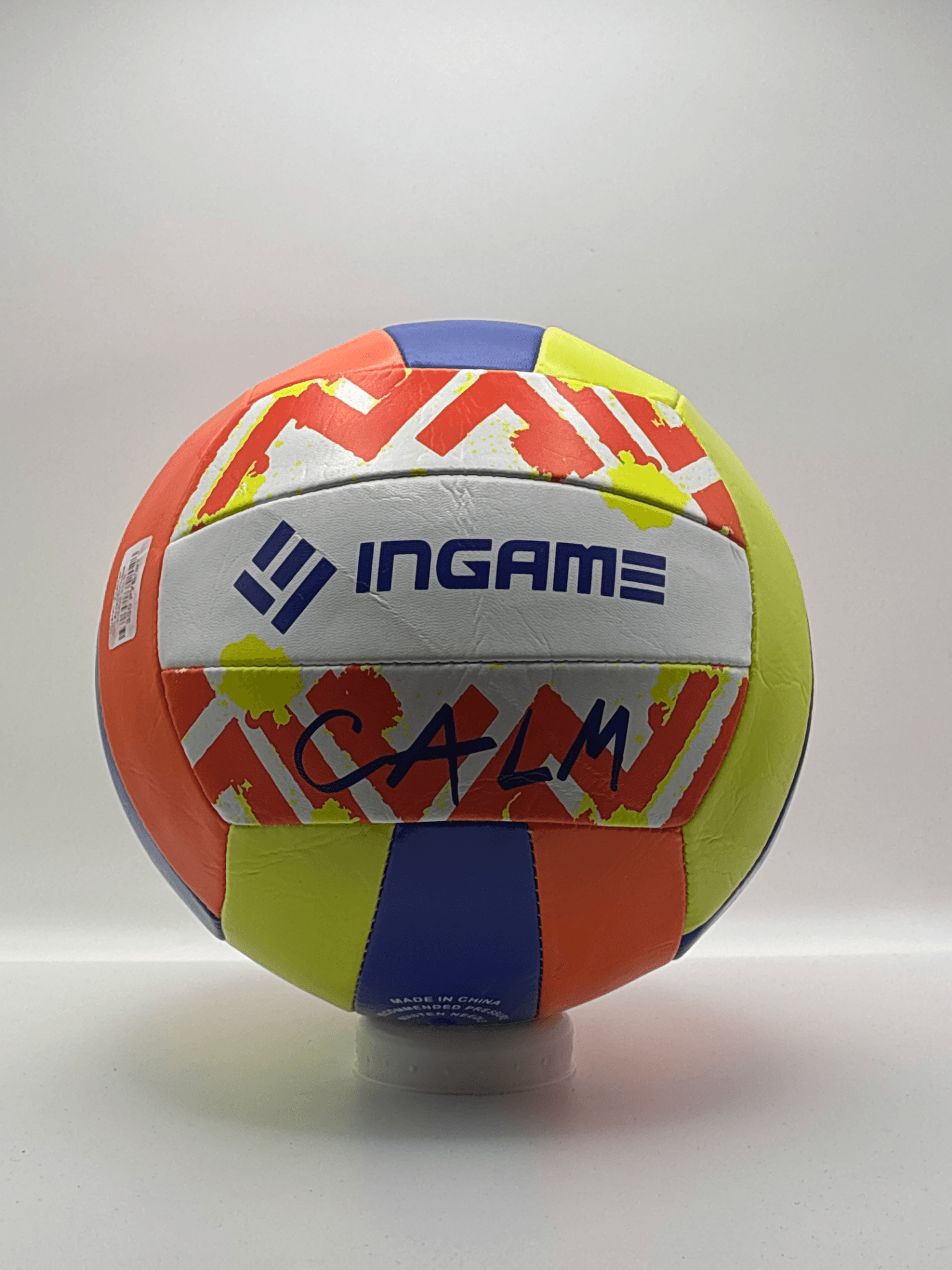 Мяч волейбольный INGAME CALM оранжевый с тёмно-синим